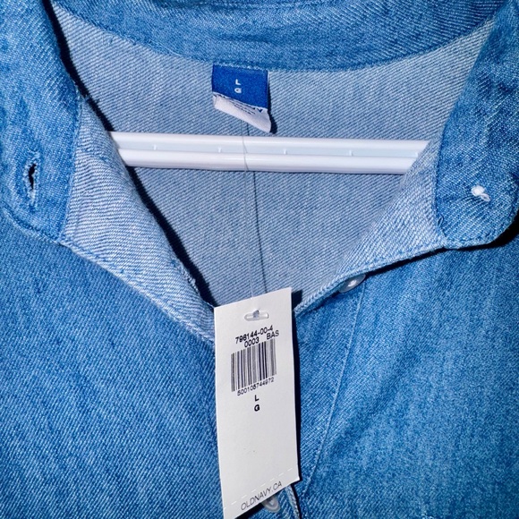 OLD NAVY Women's Blue Denim Dress - Picture 2 of 3
